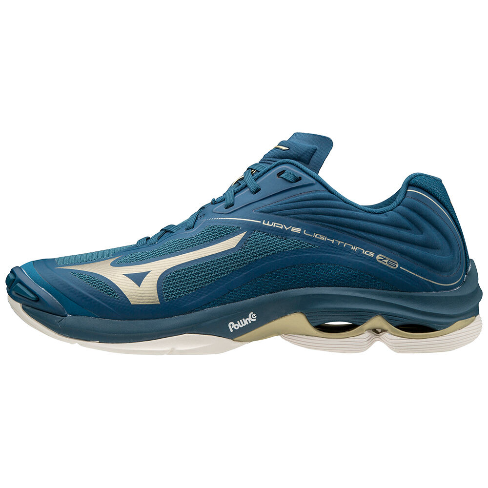 Mens Mizuno Wave Lightning Z6 Volleyball Shoes Blue Philippines (RYUPZB756)